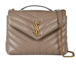 Small Loulou, Leather, Brown, MAL494699 0421, DB, 3*